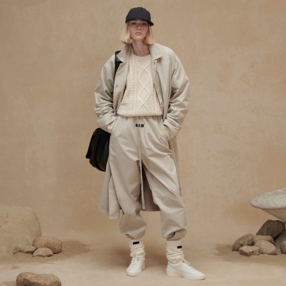 Essentials Long Trench Coat - Picture 1 of 11